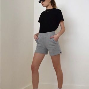 NWT Reformation Brooks Classic Sweat Short